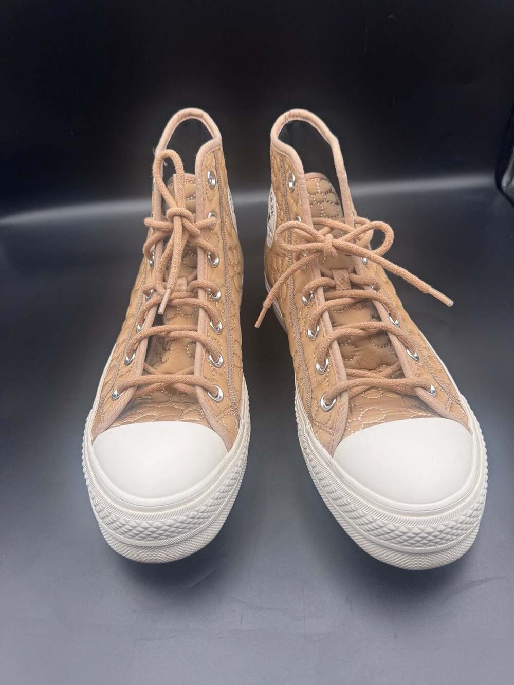 Converse Women's Chuck Taylor All Star Lift Platform High 'Quilted' Epic Dune
